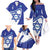 Personalised Israel Independence Day Family Matching Off The Shoulder Long Sleeve Dress and Hawaiian Shirt 2024 Yom Haatzmaut