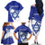 Personalised Israel Independence Day Family Matching Off The Shoulder Long Sleeve Dress and Hawaiian Shirt 2024 Yom Haatzmaut