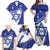 Personalised Israel Independence Day Family Matching Off Shoulder Maxi Dress and Hawaiian Shirt 2024 Yom Haatzmaut