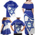 Personalised Israel Independence Day Family Matching Off Shoulder Maxi Dress and Hawaiian Shirt 2024 Yom Haatzmaut