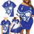 Personalised Israel Independence Day Family Matching Off Shoulder Short Dress and Hawaiian Shirt 2024 Yom Haatzmaut