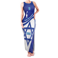 Personalised Israel Independence Day Family Matching Tank Maxi Dress and Hawaiian Shirt 2024 Yom Haatzmaut - Wonder Print Shop