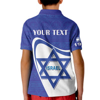 Personalised Israel Independence Day Kid Polo Shirt 2024 Yom Haatzmaut - Wonder Print Shop