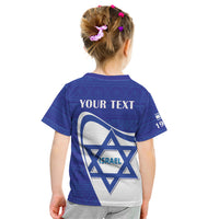 Personalised Israel Independence Day Kid T Shirt 2024 Yom Haatzmaut - Wonder Print Shop