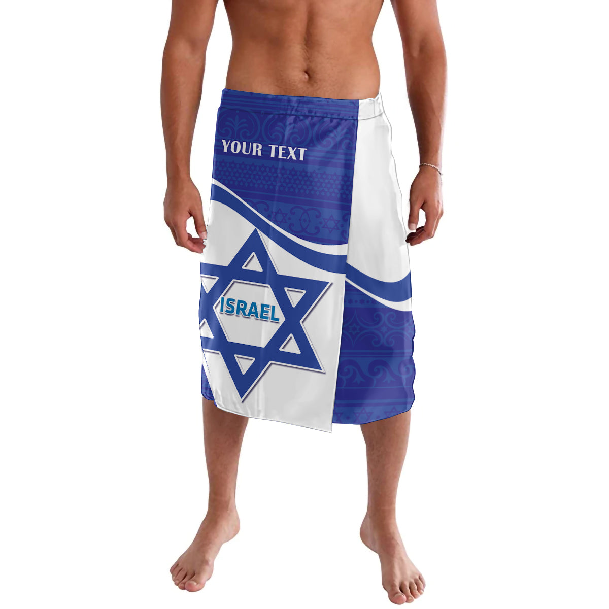 Personalised Israel Independence Day Lavalava 2024 Yom Haatzmaut - Wonder Print Shop