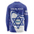 Personalised Israel Independence Day Long Sleeve Shirt 2024 Yom Haatzmaut