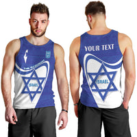 Personalised Israel Independence Day Men Tank Top 2024 Yom Haatzmaut - Wonder Print Shop