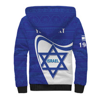 Personalised Israel Independence Day Sherpa Hoodie 2024 Yom Haatzmaut - Wonder Print Shop