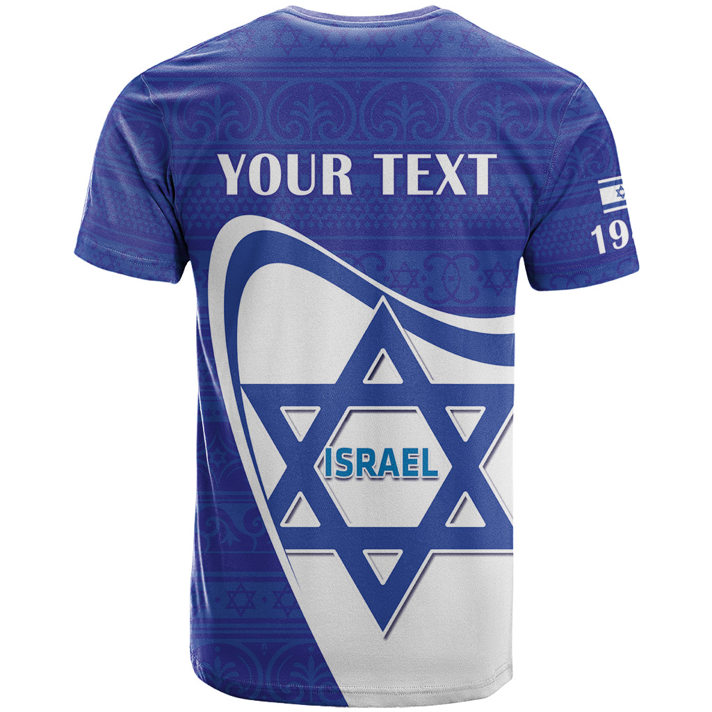 Personalised Israel Independence Day T Shirt 2024 Yom Haatzmaut - Wonder Print Shop