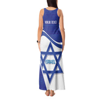 Personalised Israel Independence Day Tank Maxi Dress 2024 Yom Haatzmaut - Wonder Print Shop