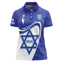 Personalised Israel Independence Day Women Polo Shirt 2024 Yom Haatzmaut - Wonder Print Shop