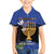 Personalised Israel Independence Day Family Matching Puletasi and Hawaiian Shirt Menorah With Cyclamen Persicum Grunge