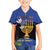 Personalised Israel Independence Day Family Matching Tank Maxi Dress and Hawaiian Shirt Menorah With Cyclamen Persicum Grunge - Wonder Print Shop