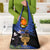 Personalised Israel Independence Day Grocery Bag Menorah With Cyclamen Persicum Grunge