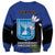 Personalised Israel Independence Day Sweatshirt Menorah With Cyclamen Persicum Grunge - Wonder Print Shop