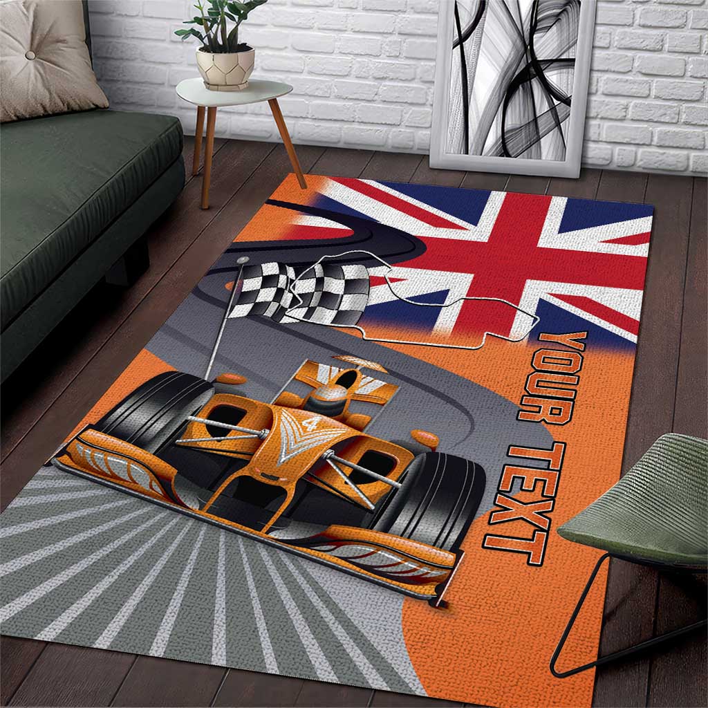 Personalised British Norris Area Rug 2025 Champion Australia GP