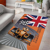 Personalised British Norris Area Rug 2025 Champion Australia GP