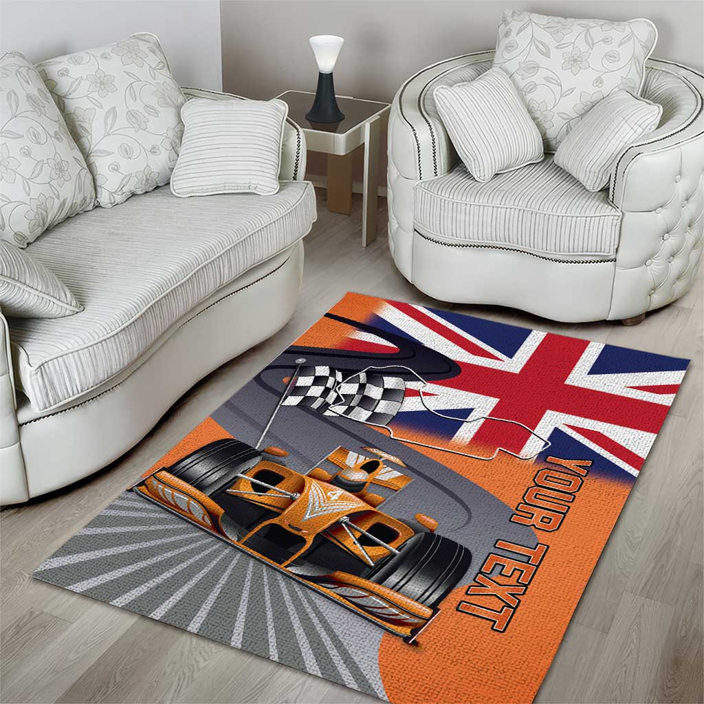 Personalised British Norris Area Rug 2025 Champion Australia GP