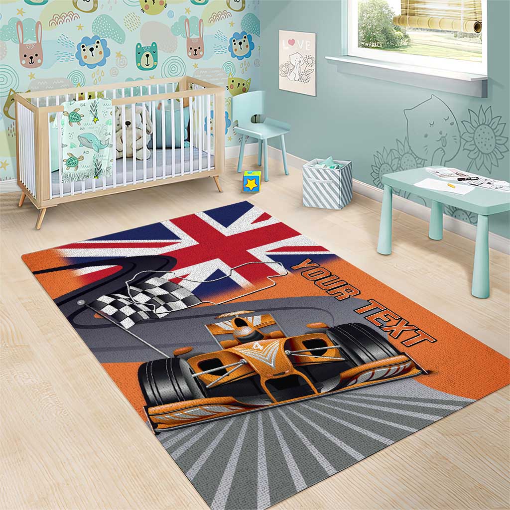 Personalised British Norris Area Rug 2025 Champion Australia GP