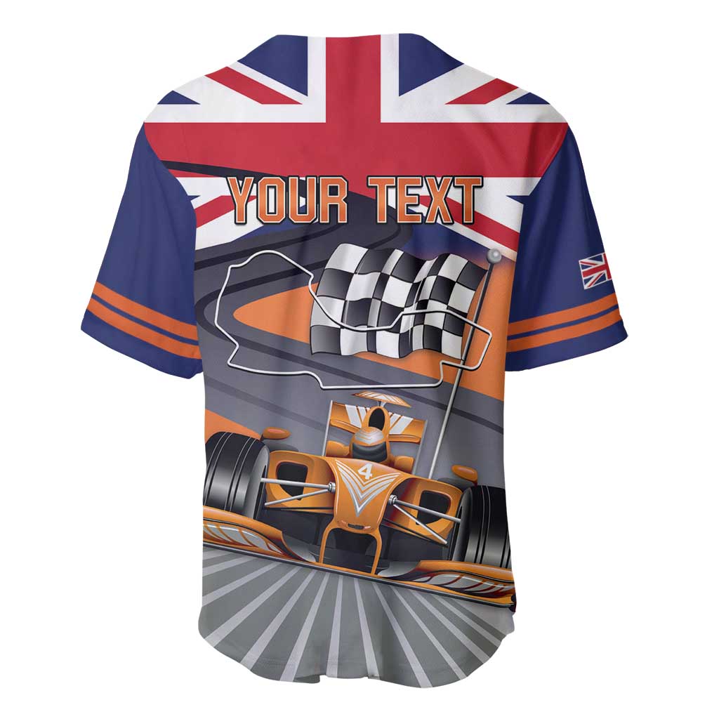 Personalised British Norris Baseball Jersey 2025 Champion Australia GP