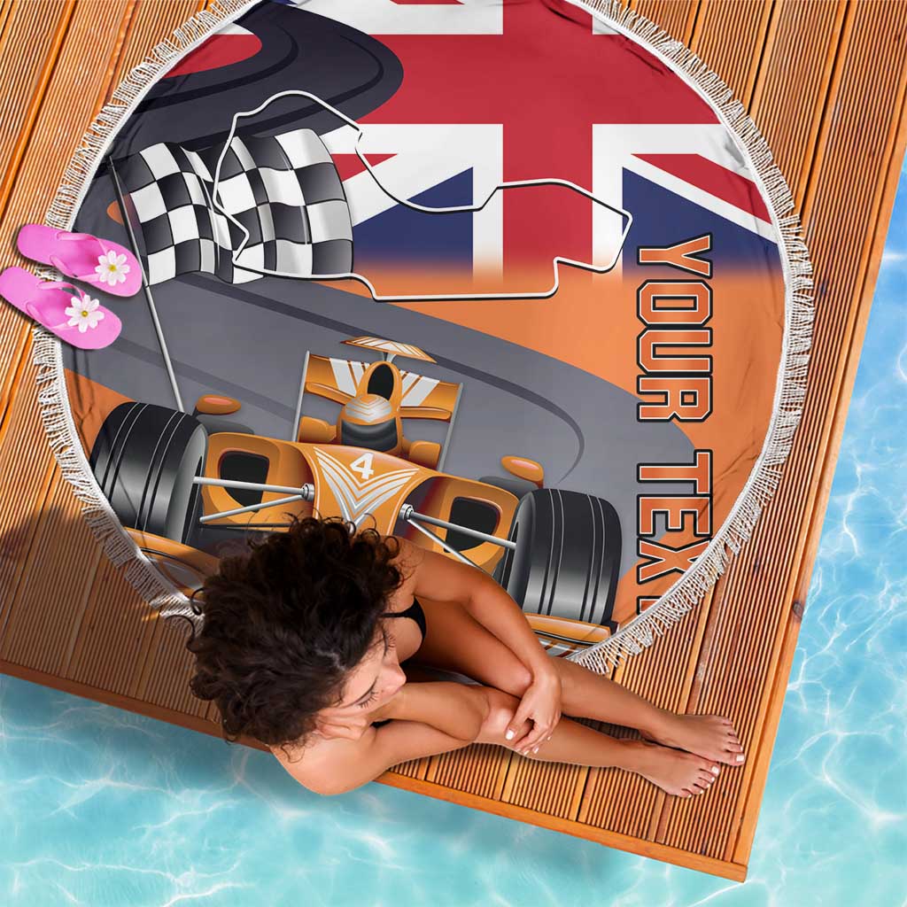 Personalised British Norris Beach Blanket 2025 Champion Australia GP