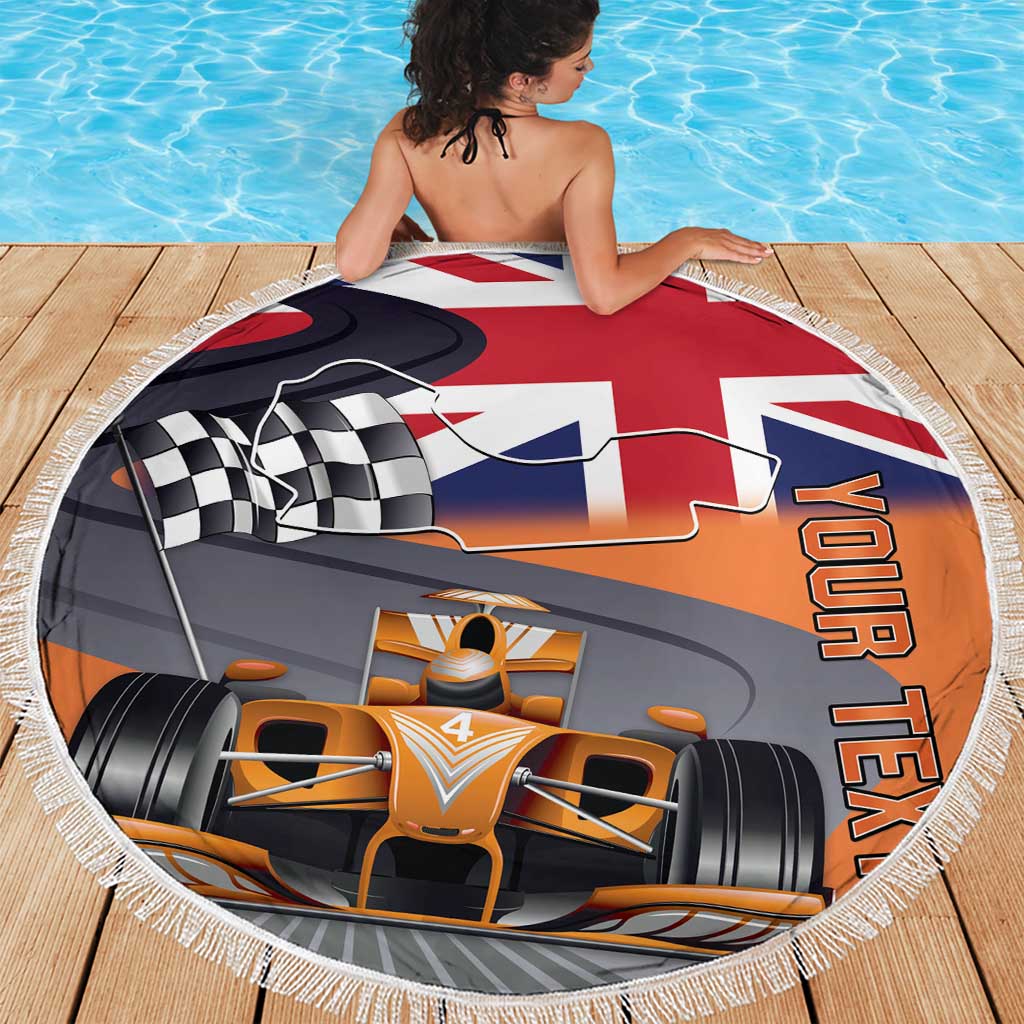 Personalised British Norris Beach Blanket 2025 Champion Australia GP