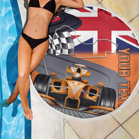 Personalised British Norris Beach Blanket 2025 Champion Australia GP