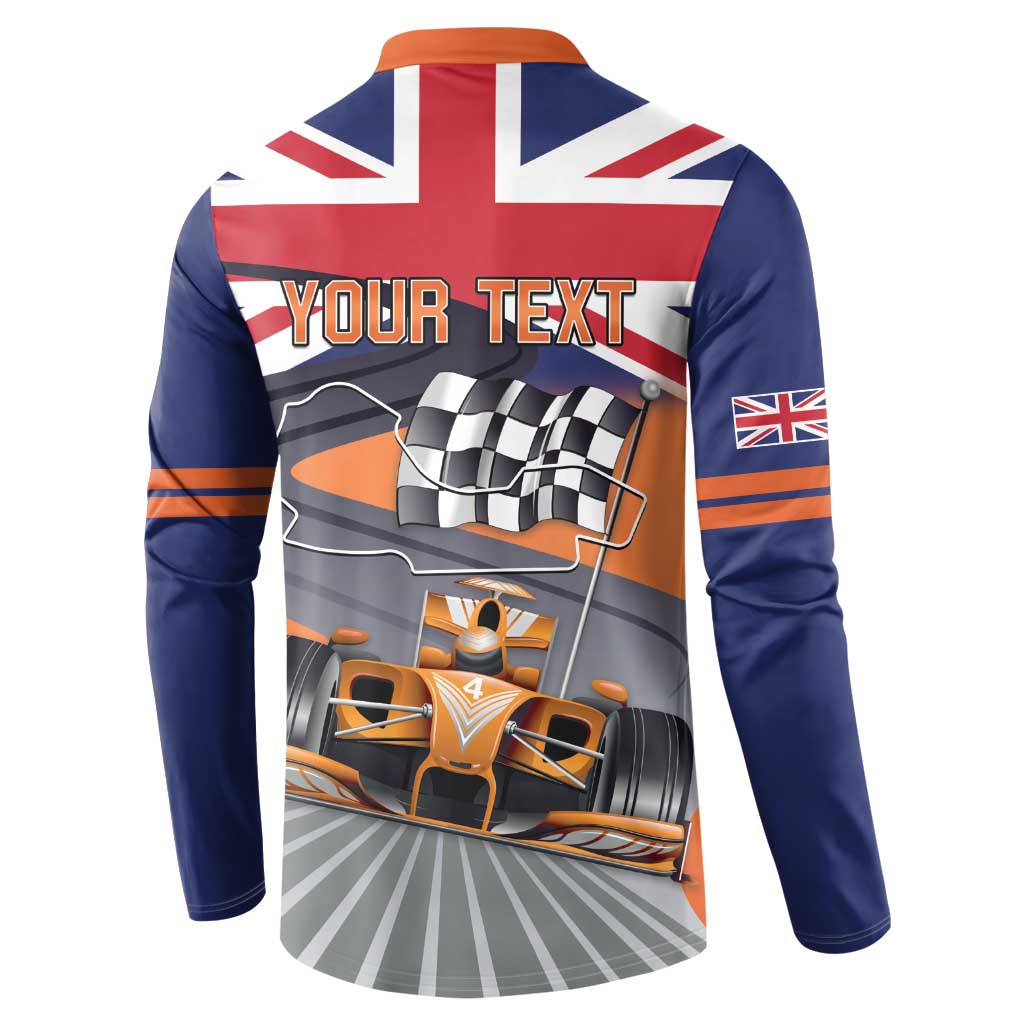 Personalised British Norris Button Sweatshirt 2025 Champion Australia GP