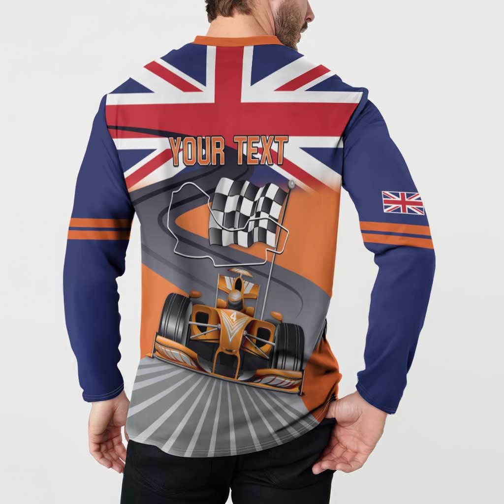 Personalised British Norris Button Sweatshirt 2025 Champion Australia GP