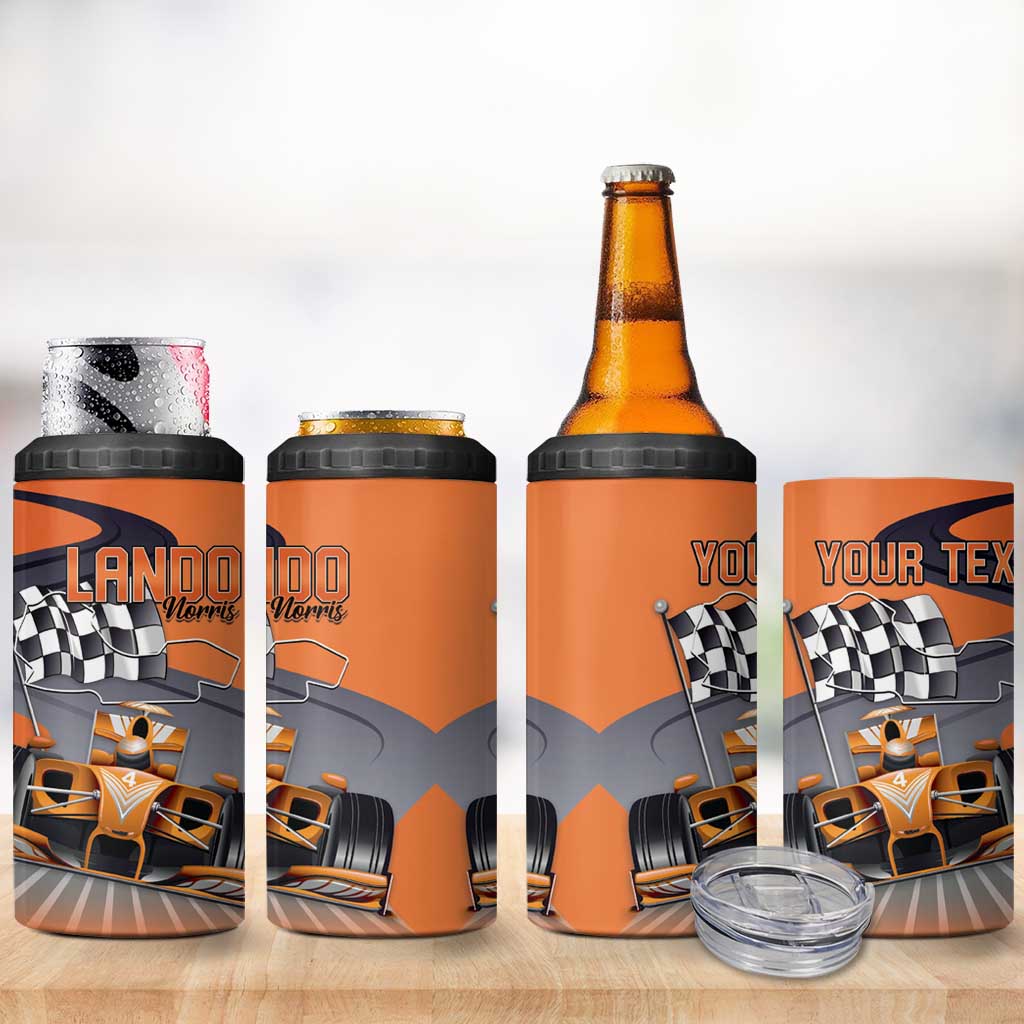 Personalised British Norris 4 in 1 Can Cooler Tumbler 2025 Champion Australia GP