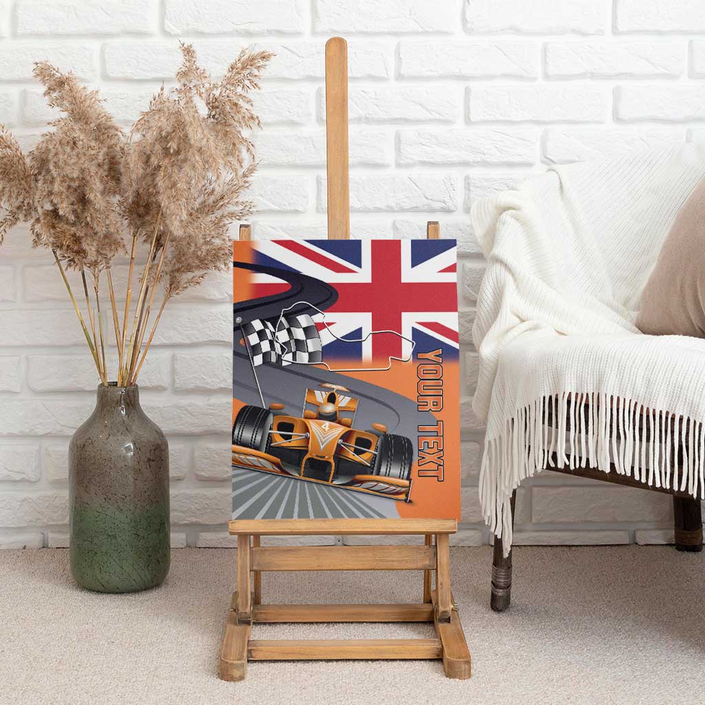 Personalised British Norris Canvas Wall Art 2025 Champion Australia GP