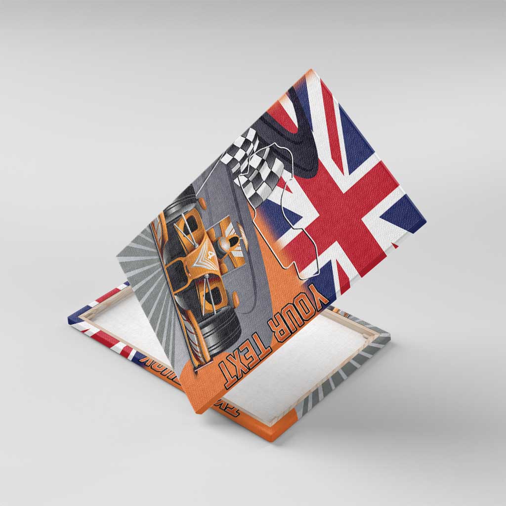 Personalised British Norris Canvas Wall Art 2025 Champion Australia GP