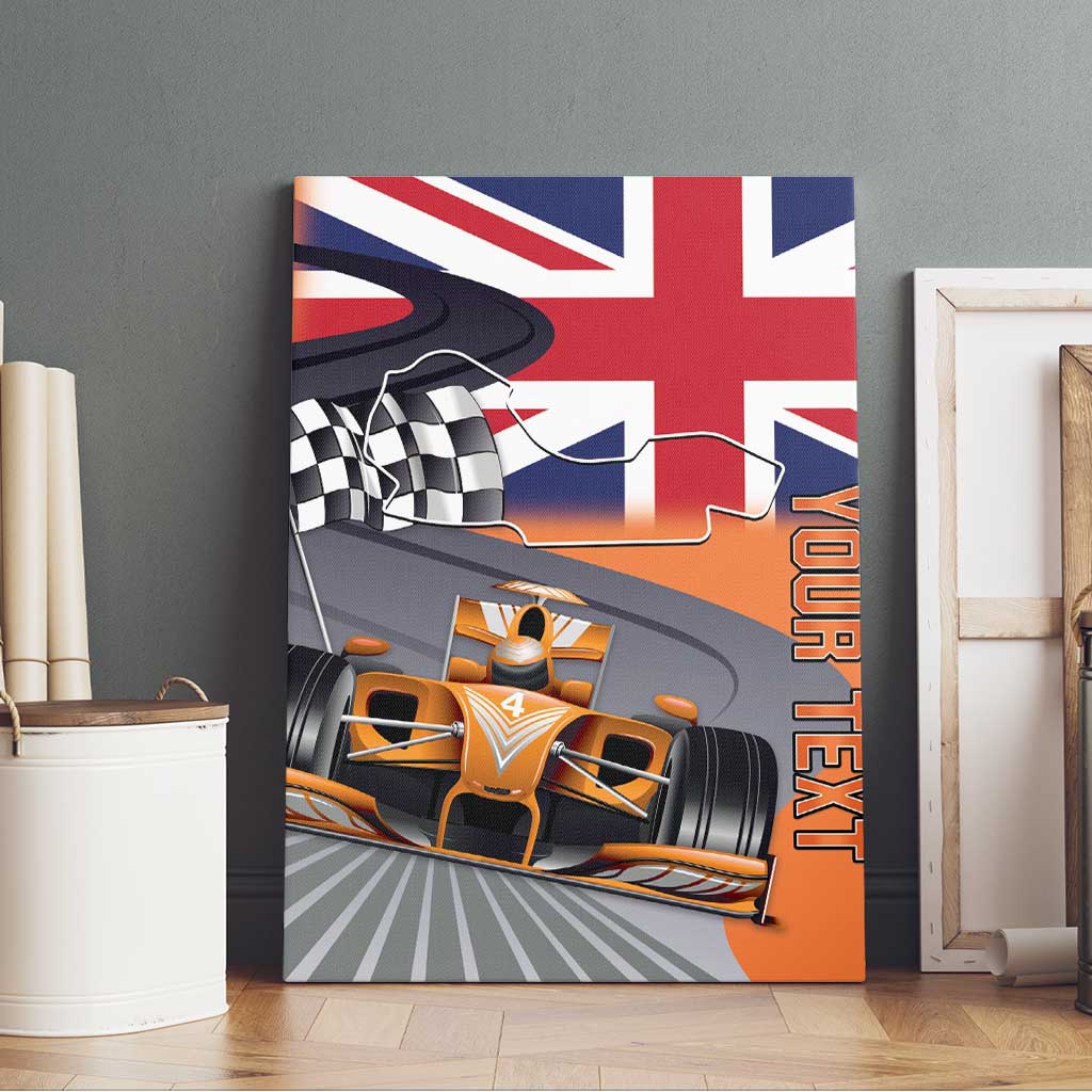 Personalised British Norris Canvas Wall Art 2025 Champion Australia GP