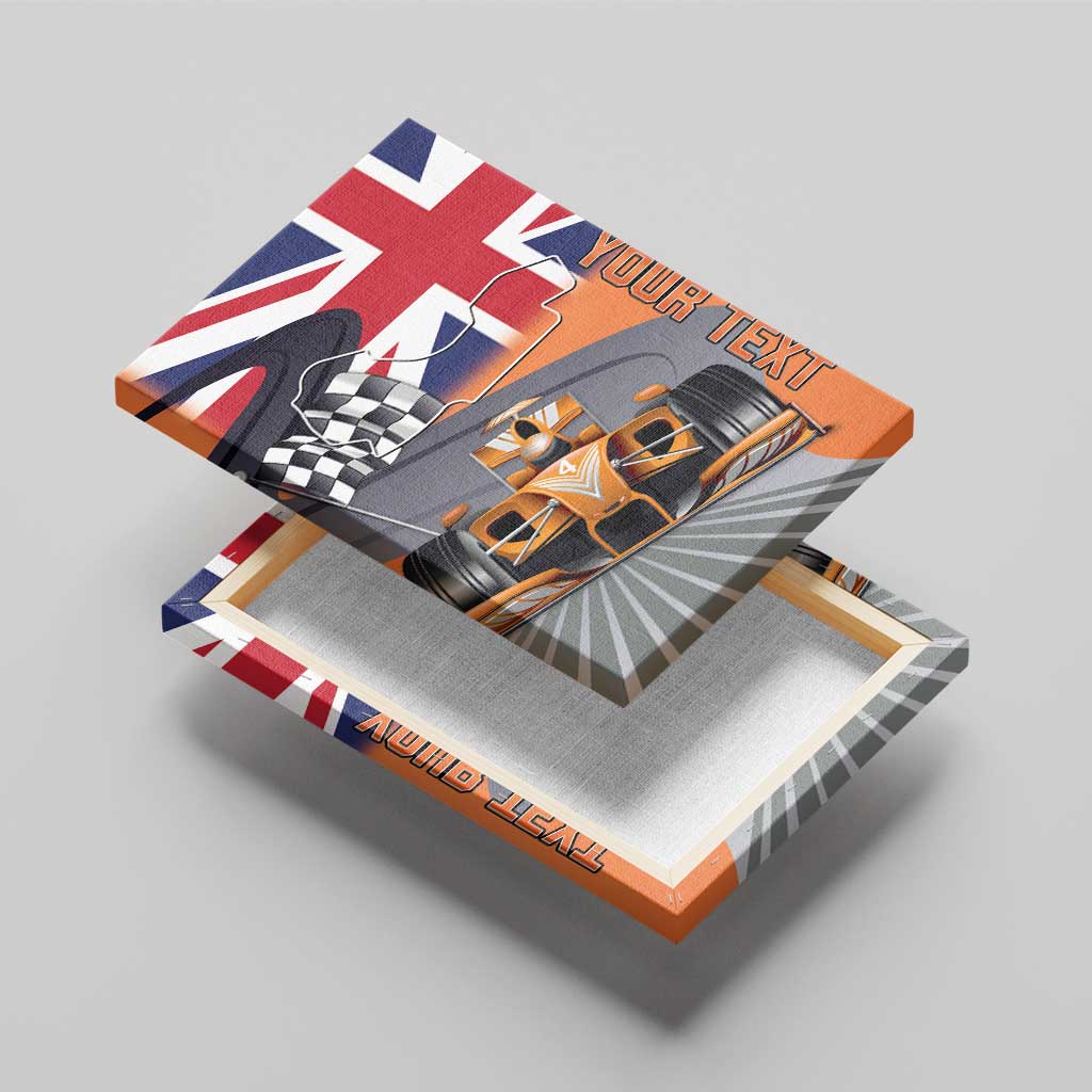 Personalised British Norris Canvas Wall Art 2025 Champion Australia GP