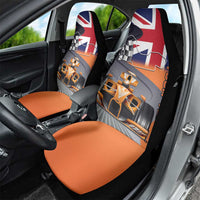 Personalised British Norris Car Seat Cover 2025 Champion Australia GP