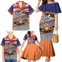 Personalised British Norris Family Matching Mermaid Dress and Hawaiian Shirt 2025 Champion Australia GP