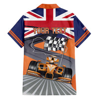 Personalised British Norris Family Matching Off Shoulder Maxi Dress and Hawaiian Shirt 2025 Champion Australia GP