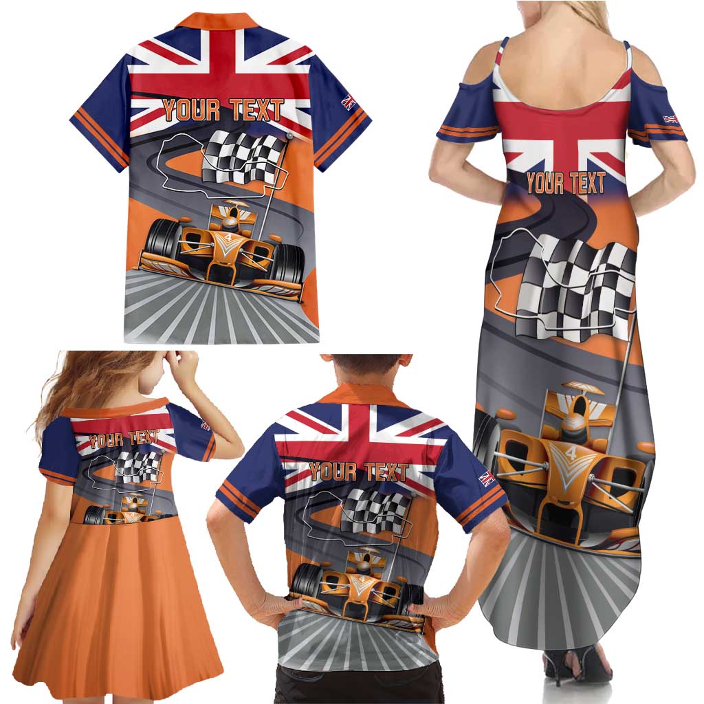 Personalised British Norris Family Matching Summer Maxi Dress and Hawaiian Shirt 2025 Champion Australia GP
