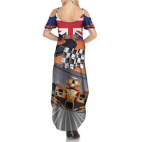 Personalised British Norris Family Matching Summer Maxi Dress and Hawaiian Shirt 2025 Champion Australia GP