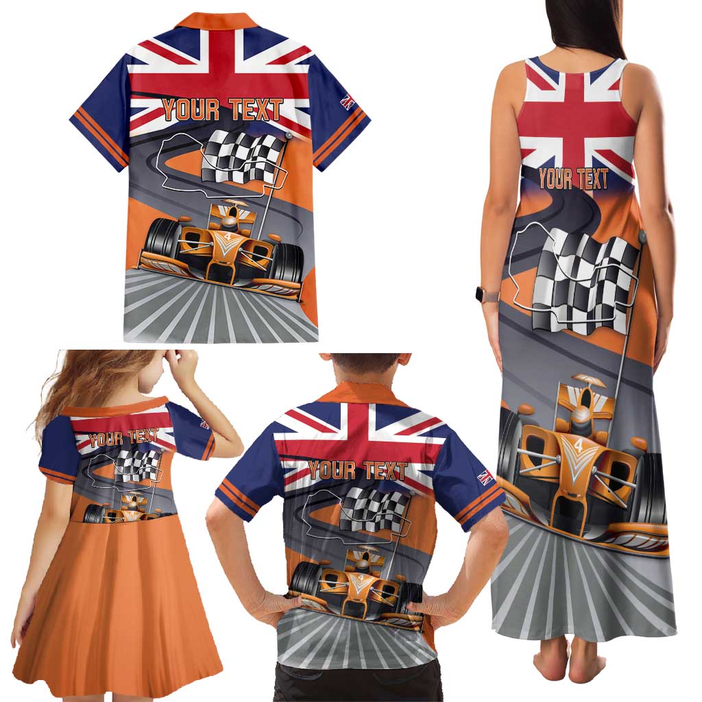 Personalised British Norris Family Matching Tank Maxi Dress and Hawaiian Shirt 2025 Champion Australia GP