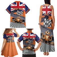 Personalised British Norris Family Matching Tank Maxi Dress and Hawaiian Shirt 2025 Champion Australia GP