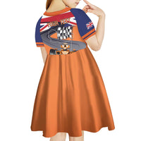 Personalised British Norris Kid Short Sleeve Dress 2025 Champion Australia GP