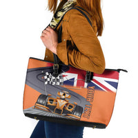 Personalised British Norris Leather Tote Bag 2025 Champion Australia GP
