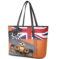 Personalised British Norris Leather Tote Bag 2025 Champion Australia GP