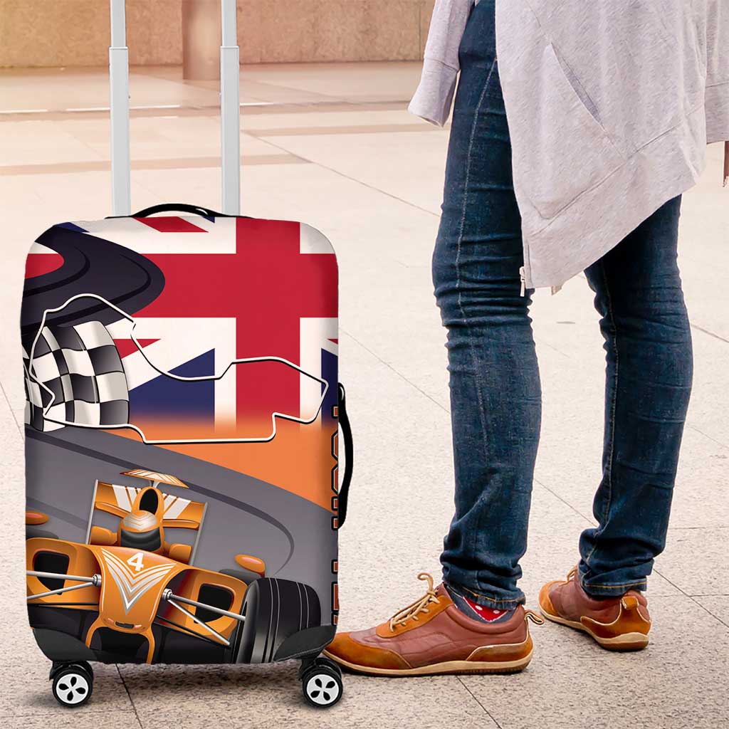 Personalised British Norris Luggage Cover 2025 Champion Australia GP