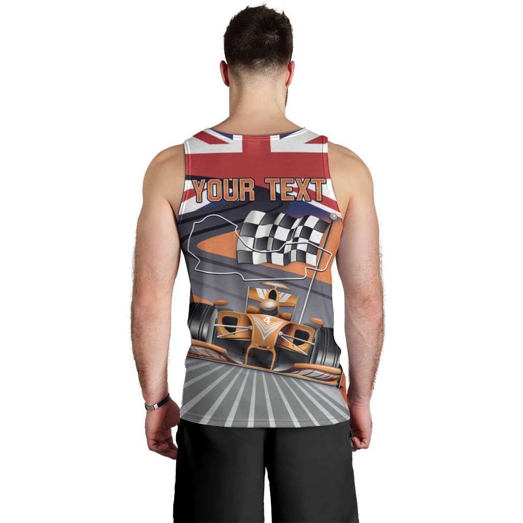 Personalised British Norris Men Tank Top 2025 Champion Australia GP