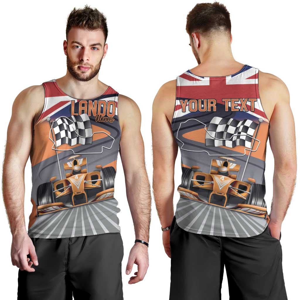 Personalised British Norris Men Tank Top 2025 Champion Australia GP