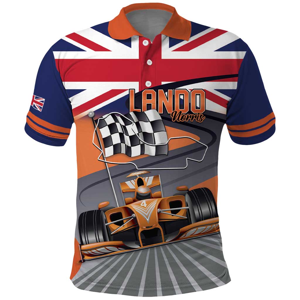 Personalised British Norris Polo Shirt 2025 Champion Australia GP