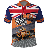 Personalised British Norris Polo Shirt 2025 Champion Australia GP
