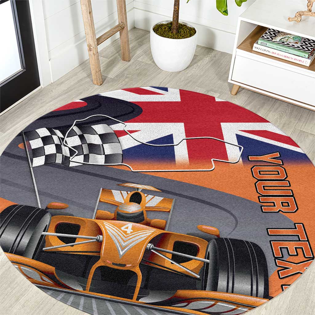 Personalised British Norris Round Carpet 2025 Champion Australia GP
